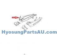 HYOSUNG AQUILA COVER AIR VENT SILVER RIGHT GV650 GV650