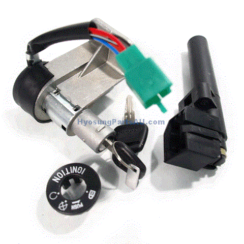 GENUINE IGNITION KEY SWITCH LOCK SET HYOSUNG SD50 SD50