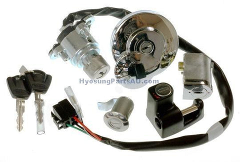 GENINE DAELIM IGNITION KEY SWITCH LOCK SET VL125 DAYSTAR