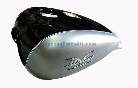 GENUINE HYOSUNG FUEL GAS TANK BLACK SILVER GV125 GV250 GV125 GV250