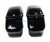 NEW HARD TRUNK SADDLEBAGS FOR HYOSUNG BLACK GV650 GV650