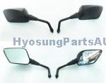 HYOSUNG SET PAIR NAKED MIRROR GT125 GT250 GT650 GD250N GD250N GT125 GT250 GT650