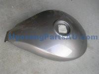 HYOSUNG AQUILA FUEL GAS TANK CARBY MODEL SILVER GV650 GV650