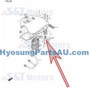 HYOSUNG CLASSIC FUEL GUAGE SENDER EFI GV650 ST7 GV650 ST7