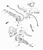 GENUINE EFI CLUTCH BRACKET & LEVER GT125 GT125R GT250 GT250R GT125 GT125R GT250 GT250R