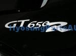 HYOSUNG STICKER SILVER GT650R GT650R