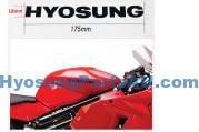 HYOSUNG HYOSUNG STICKER CHARCOL GT250 GT250R GT650 GT650R GT250 GT250R GT650 GT650R