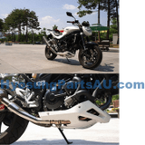 GENUINE HYOSUNG MUD COWLING FAIRING BELLY PAN NAKED MODEL WHITE GT250 GT250