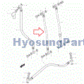 HYOSUNG BRAKE LINE LOWER RIGHT GT250 GT250R GT650 GT650R GT250 GT650