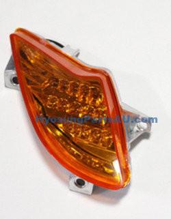 FRONT LEFT TURN SIGNAL AMBER LENS HYOSUNG MS3-250 MS3