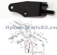 HYOSUNG AQUILA HEADLIGHT BRACKET GV250 GV250