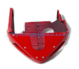 GENUINE HYOSUNG MUD COWLING FAIRING BELLY PAN RED GT250 GT250