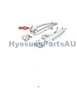 HYOSUNG AQUILA COVER AIR VENT BLACK RIGHT GV650 GV650